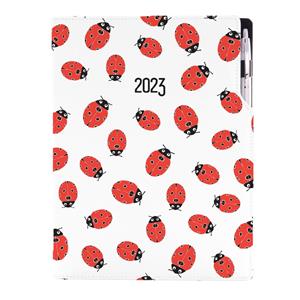 Diary DESIGN daily A4 2023 PL - Ladybug