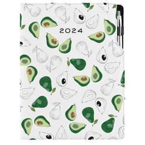 Diary DESIGN daily A4 2024 PL - Avocado