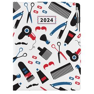 Diary DESIGN daily A4 2024 PL - Barber