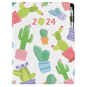 Diary DESIGN daily A4 2024 PL - Cactus