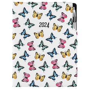 Diary DESIGN daily A4 2024 PL - Color Butterfly