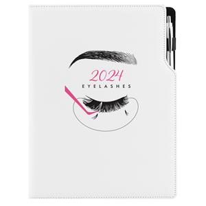 Diary DESIGN daily A4 2024 PL - Eyelashes