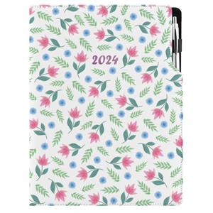 Diary DESIGN daily A4 2024 PL - Spring flowers