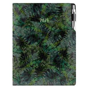 Diary DESIGN daily A4 2025 - black - Fern