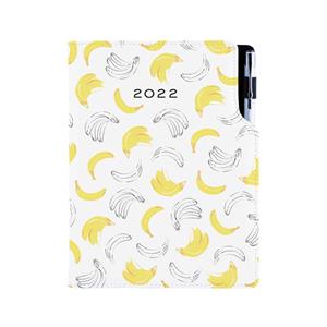 Diary DESIGN daily A5 2022 CZ - Banana