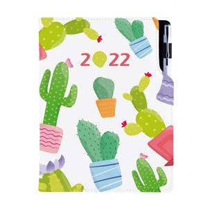 Diary DESIGN daily A5 2022 CZ - Cactus