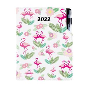 Diary DESIGN daily A5 2022 CZ - Flamingo