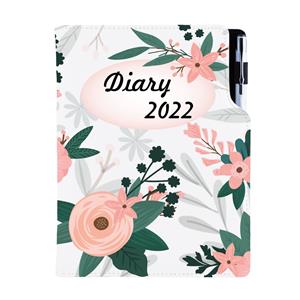 Diary DESIGN daily A5 2022 CZ - Flowers