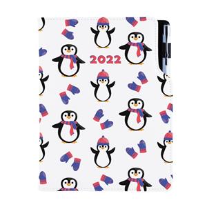 Diary DESIGN daily A5 2022 CZ - Penguin