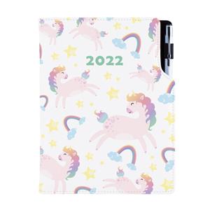 Diary DESIGN daily A5 2022 CZ - Unicorn