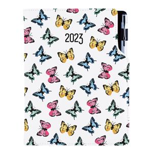 Diary DESIGN daily A5 2023 CZ - Color Butterfly