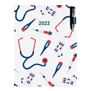 Diary DESIGN daily A5 2023 CZ - Doctor