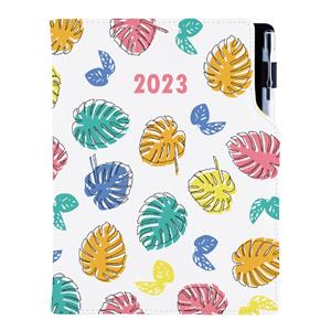 Diary DESIGN daily A5 2023 CZ - Leaves