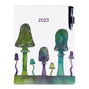 Diary DESIGN daily A5 2023 CZ - Mushrooms