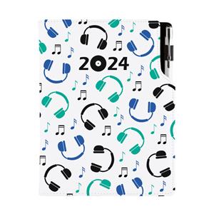 Diary DESIGN daily A5 2024 PL - Music