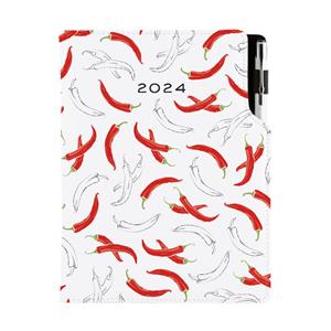 Diary DESIGN daily A5 2024 SK - Chilli