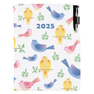 Diary DESIGN daily A5 2025 CZ - Birds