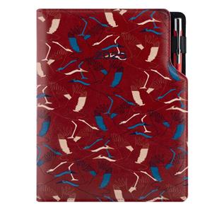 Diary DESIGN daily A5 2025 CZ - burgundy - Grus