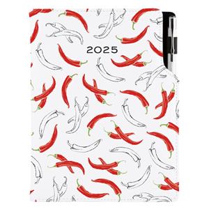 Diary DESIGN daily A5 2025 CZ - Chilli