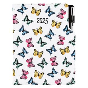 Diary DESIGN daily A5 2025 CZ - Color Butterfly