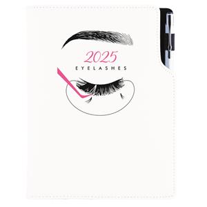 Diary DESIGN daily A5 2025 CZ - Eyelashes