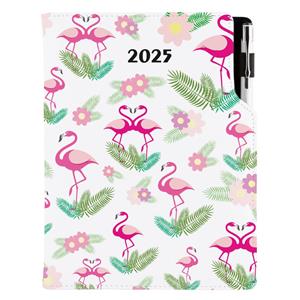 Diary DESIGN daily A5 2025 CZ - Flamingo