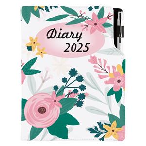 Diary DESIGN daily A5 2025 CZ - Flowers