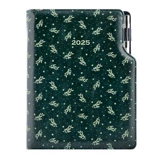 Diary DESIGN daily A5 2025 CZ - green - branches