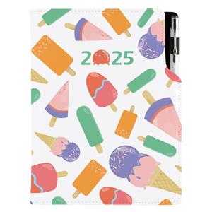 Diary DESIGN daily A5 2025 CZ - Ice lollies