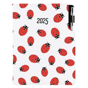 Diary DESIGN daily A5 2025 CZ - Ladybug