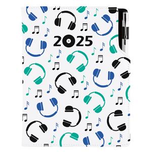 Diary DESIGN daily A5 2025 CZ - Music