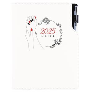 Diary DESIGN daily A5 2025 CZ - Nails