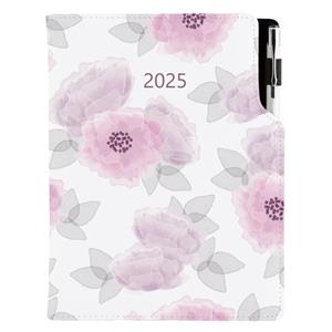 Diary DESIGN daily A5 2025 CZ - Peony