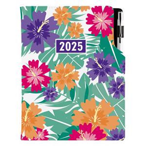 Diary DESIGN daily A5 2025 CZ - Tropic