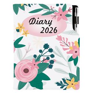 Diary DESIGN daily A5 2026 CZ - Flowers