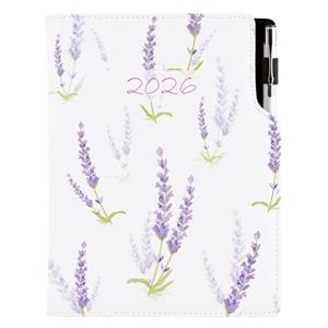 Diary DESIGN daily A5 2026 CZ - Lavender