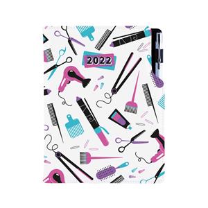 Diary DESIGN daily B6 2022 PL - Hairdresser