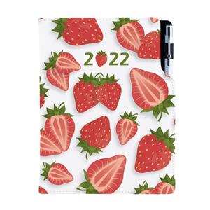 Diary DESIGN daily B6 2022 PL - Strawberry