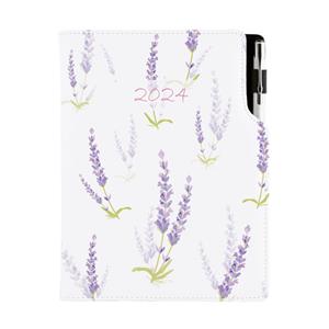 Diary DESIGN daily B6 2024 PL - Lavender