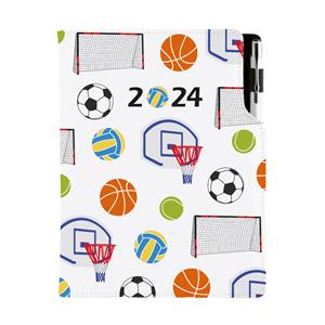 Diary DESIGN daily B6 2024 PL - Sport