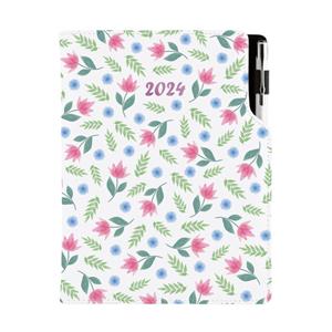 Diary DESIGN daily B6 2024 PL - Spring flowers