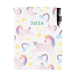 Diary DESIGN daily B6 2024 PL - Unicorn