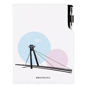 Diary DESIGN daily B6 2025 PL - Bratislava