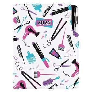 Diary DESIGN daily B6 2025 PL - Hairdresser