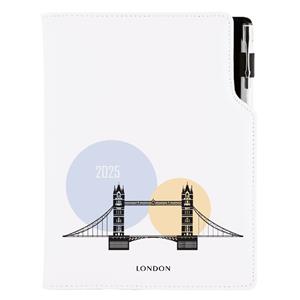 Diary DESIGN daily B6 2025 PL - London