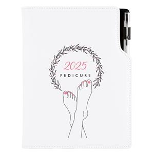 Diary DESIGN daily B6 2025 PL - Pedicure