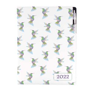 Diary DESIGN weekly A4 2022 - Hummingbird