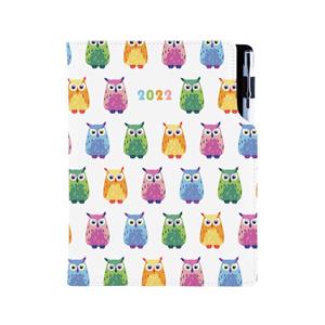 Diary DESIGN weekly A5 2022 CZ - Owl