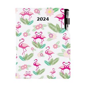 Diary DESIGN weekly A5 2024 PL - Flamingo