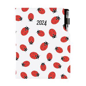 Diary DESIGN weekly A5 2024 PL - Ladybug